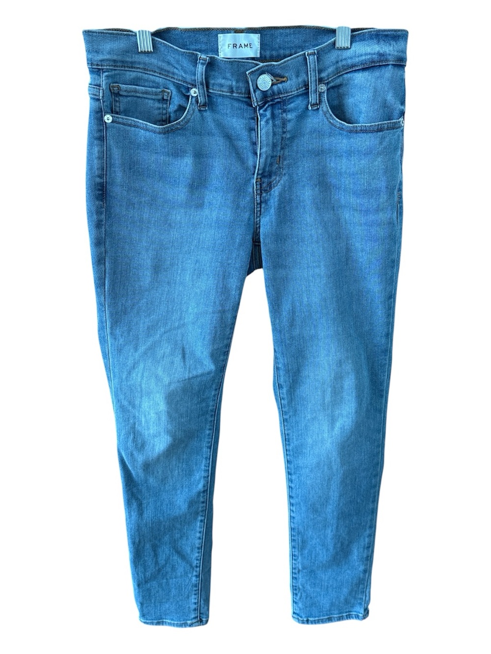 Frame Denim Women's Skinny Jeans - Medium Blue Wash